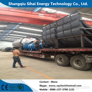 Tire garbage refining to fuel oil machine